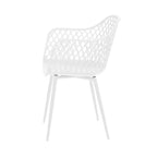 Gardeon White 4PC Outdoor Dining Chairs