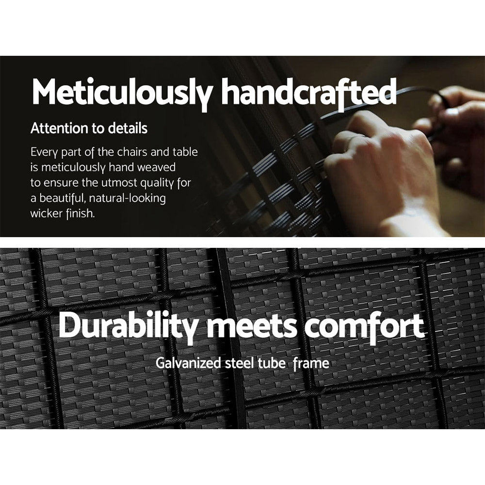 Gardeon Stylish 4-Seater Outdoor Sofa Set