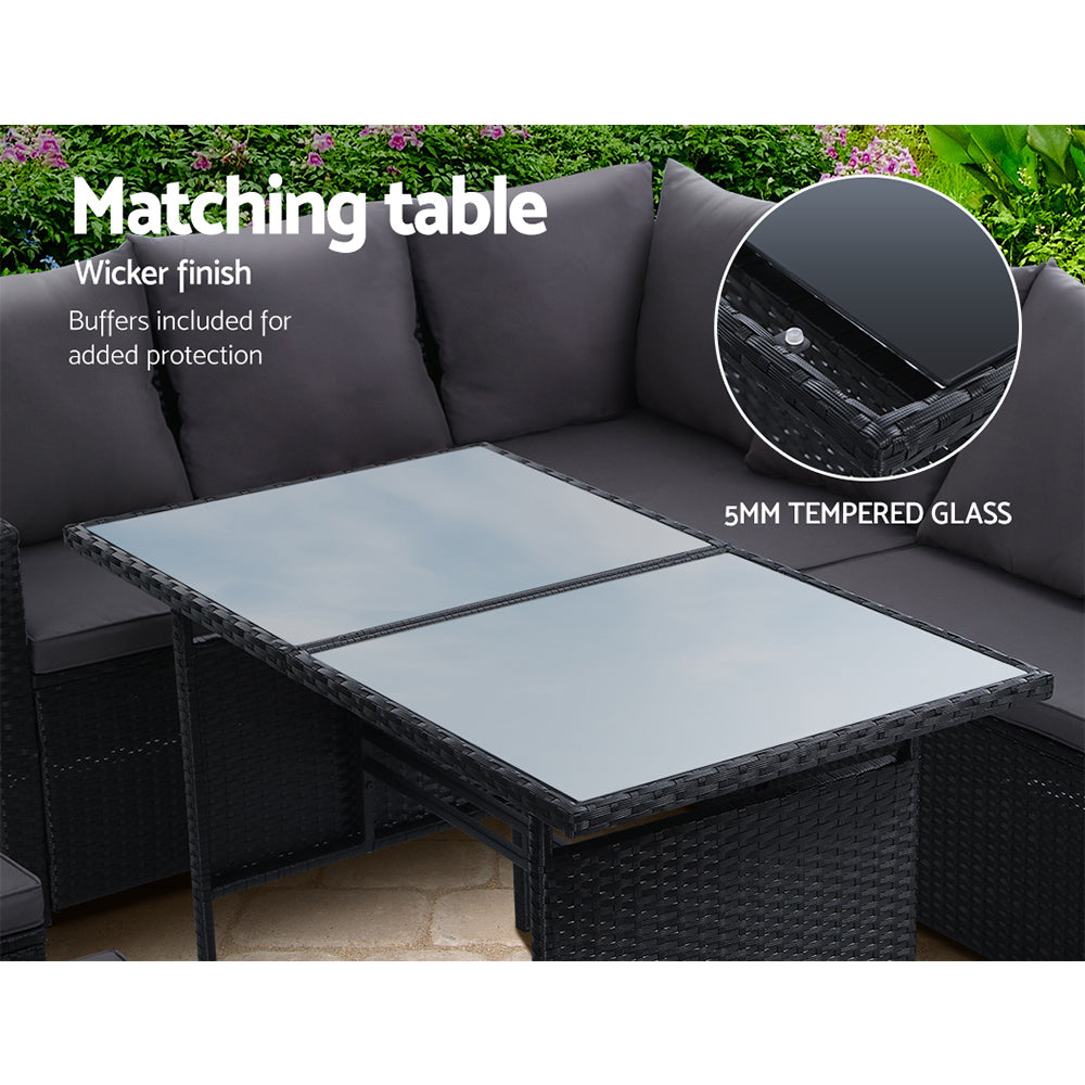 Gardeon Modular Outdoor Dining Sofa Set