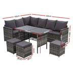 Gardeon Modular Outdoor Dining Sofa Set