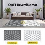 Gardeon 152x244cm Reversible Outdoor Rug