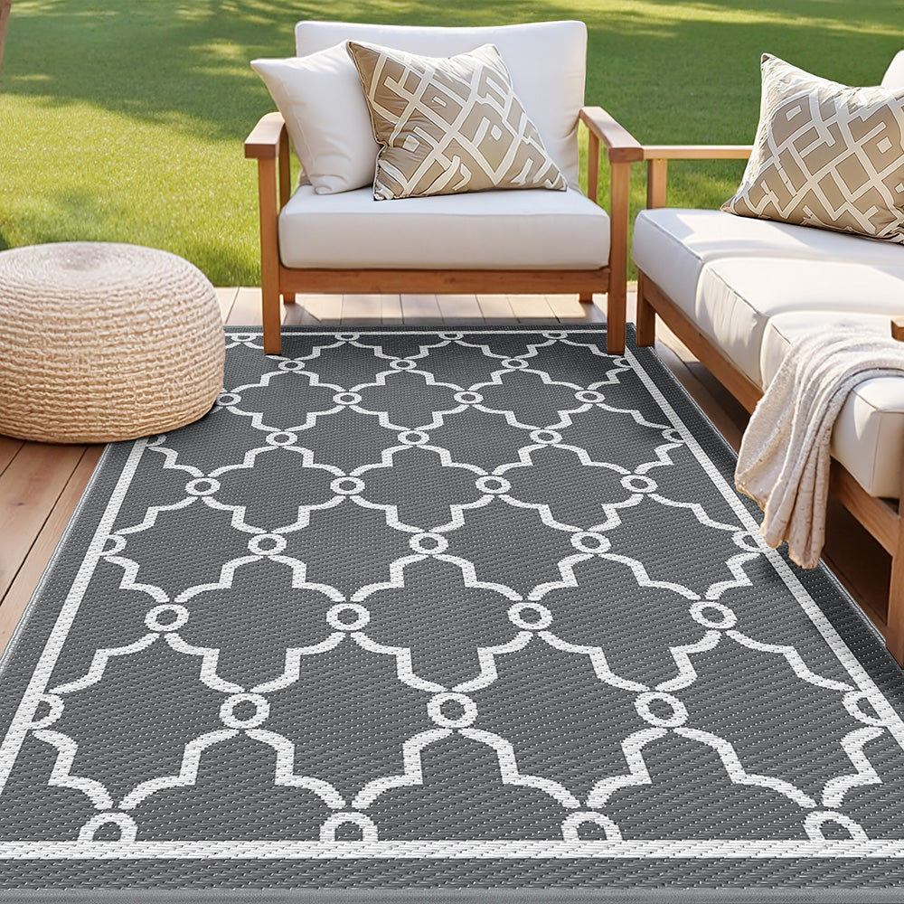 Gardeon 152x244cm Reversible Outdoor Rug