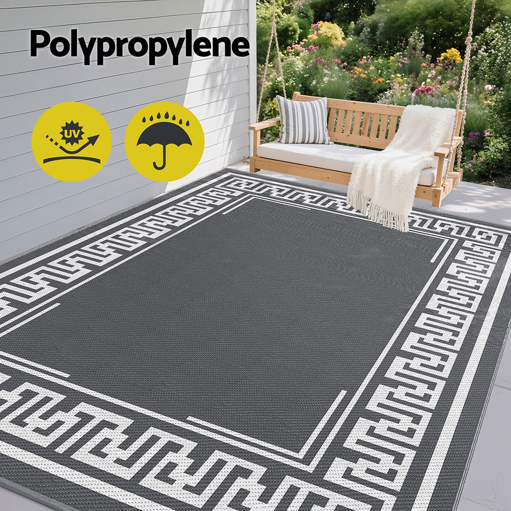 Gardeon Reversible Outdoor Rug - Versatile and Stylish
