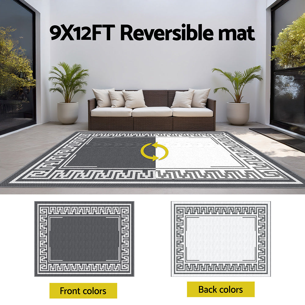 Gardeon Reversible Outdoor Rug - Versatile and Stylish