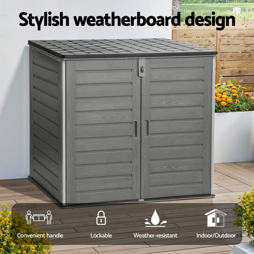 Gardeon 1170L Stylish Lockable Outdoor Storage Box