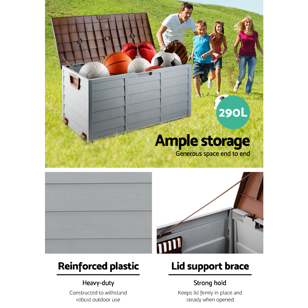Gardeon 290L Weather-Resistant Outdoor Storage Box