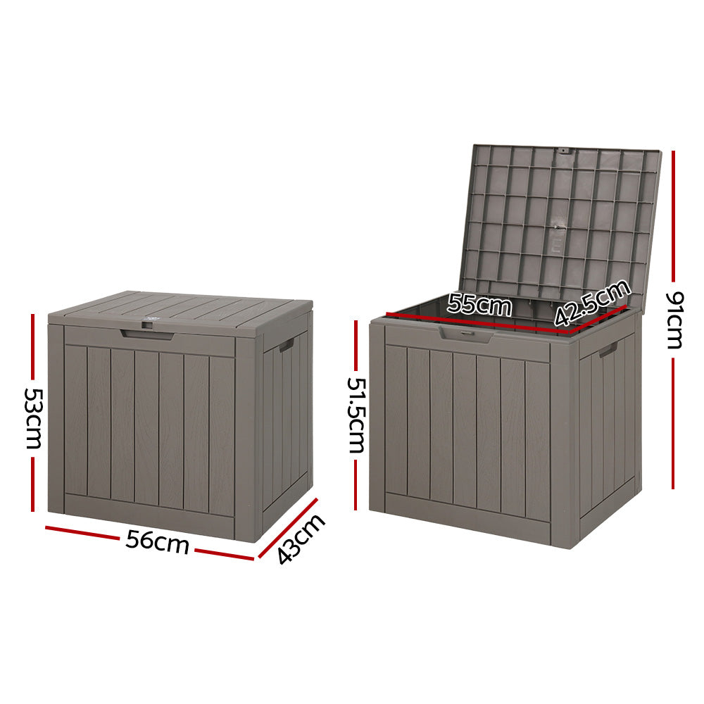 Gardeon 118L Weather-Resistant Outdoor Storage Box