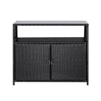 Gardeon 2-in-1 Outdoor Storage Cabinet & Bar Table