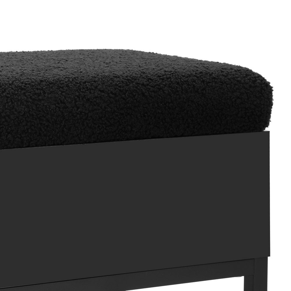 Artiss Boucle Storage Ottoman Blanket Box