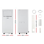 Devanti 7000BTU Portable Air Conditioner, Fan, and Dehumidifier