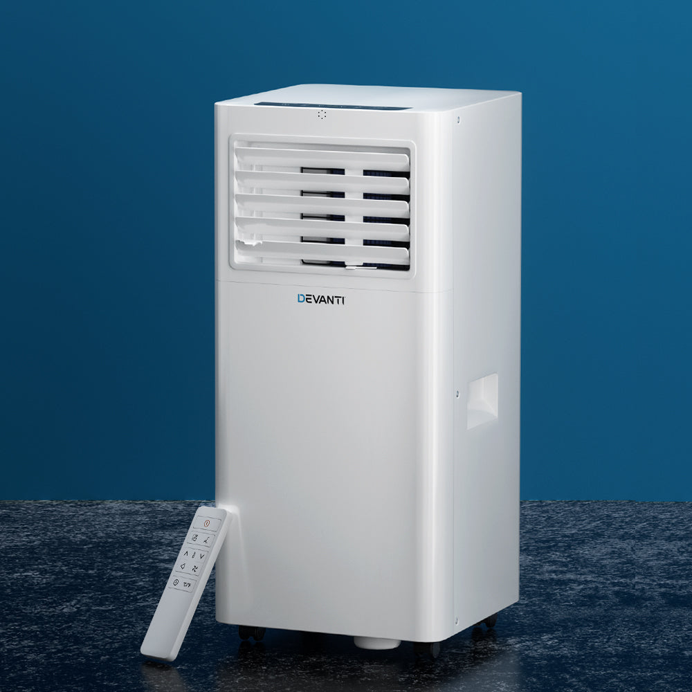 Devanti 7000BTU Portable Air Conditioner, Fan, and Dehumidifier