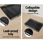 36" Triple-Door Dog Cage Kennel