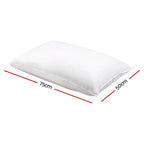 Giselle Bedding Goose Feather Down Pillows - Twin Pack