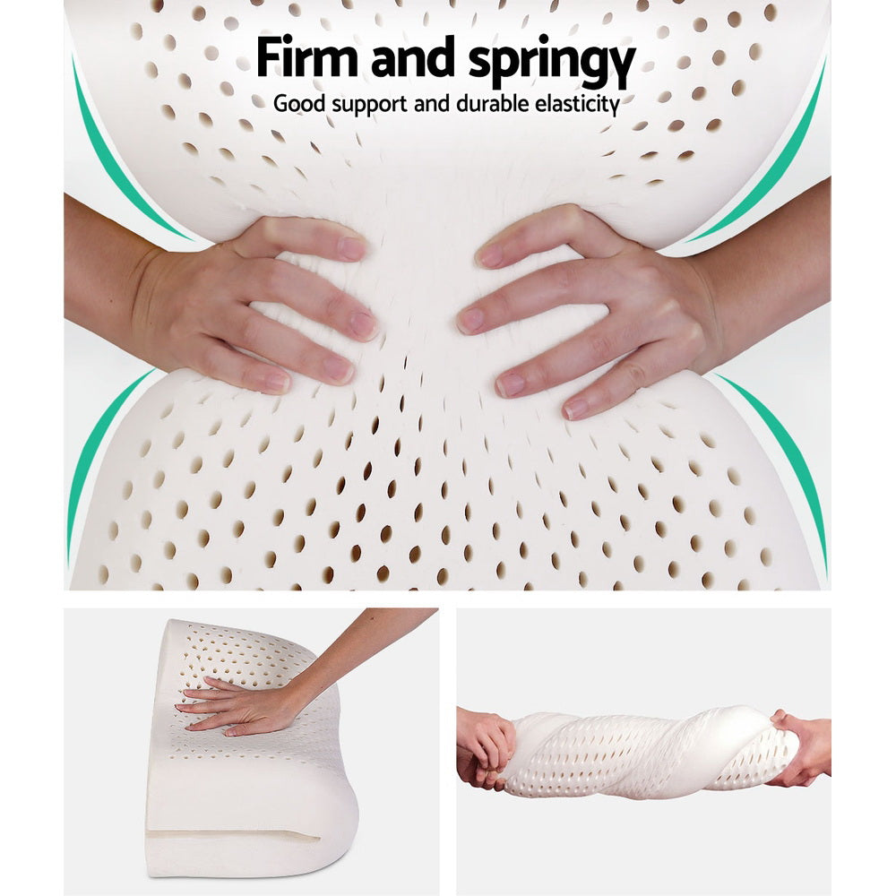 Giselle Bedding 2-Zone Natural Latex Pillows