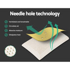 Giselle Bedding 100% Natural Latex Pillow Twin Pack