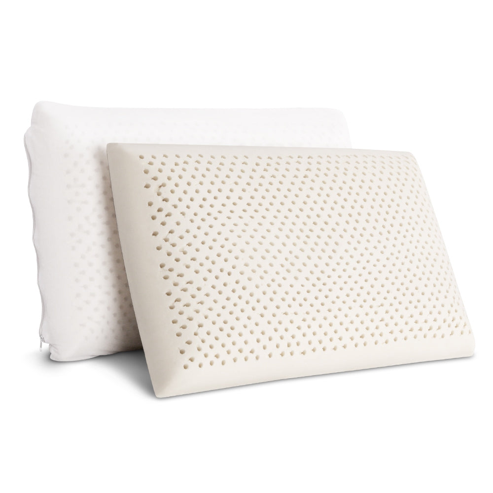 Giselle Bedding 100% Natural Latex Pillow Twin Pack