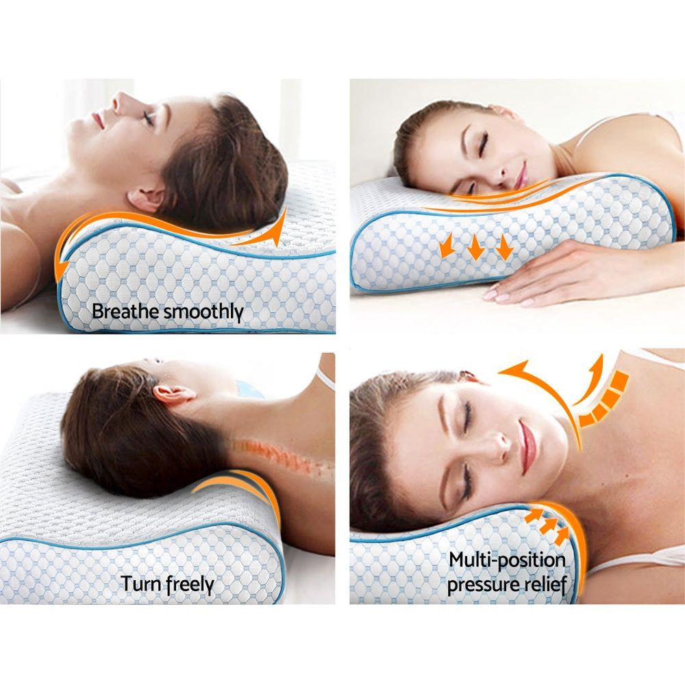 Giselle Bedding Cool Gel Memory Foam Pillow