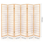 Artiss Freestanding 6 Panel Room Divider