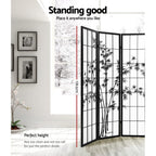 Artiss Black and White Bamboo Room Divider