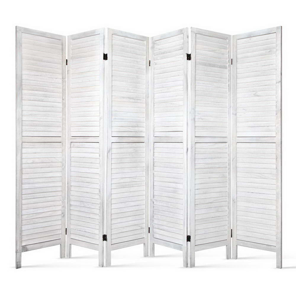 Artiss 6 Panel Louver Room Divider Screen