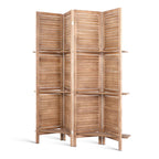 Artiss Folding Room Divider with Shelf