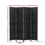 Artiss 4-Panel Woven Room Divider Screen
