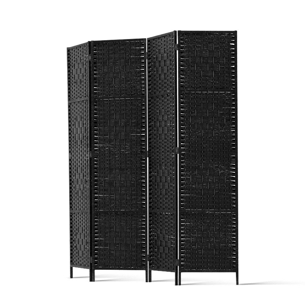 Artiss 4-Panel Woven Room Divider Screen