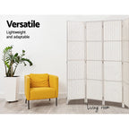 Artiss 4-Panel Woven Room Divider Screen