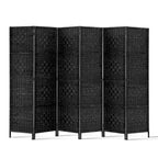 Artiss 6-Panel Woven Privacy Room Divider