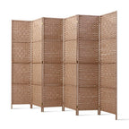 Artiss 6-Panel Woven Privacy Room Divider