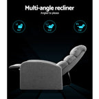 Artiss Bolivia Premium Recliner Armchair for Luxurious Comfort