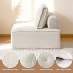 Artiss Floor Sofa Lounge Chair 6 Seater with Pillow