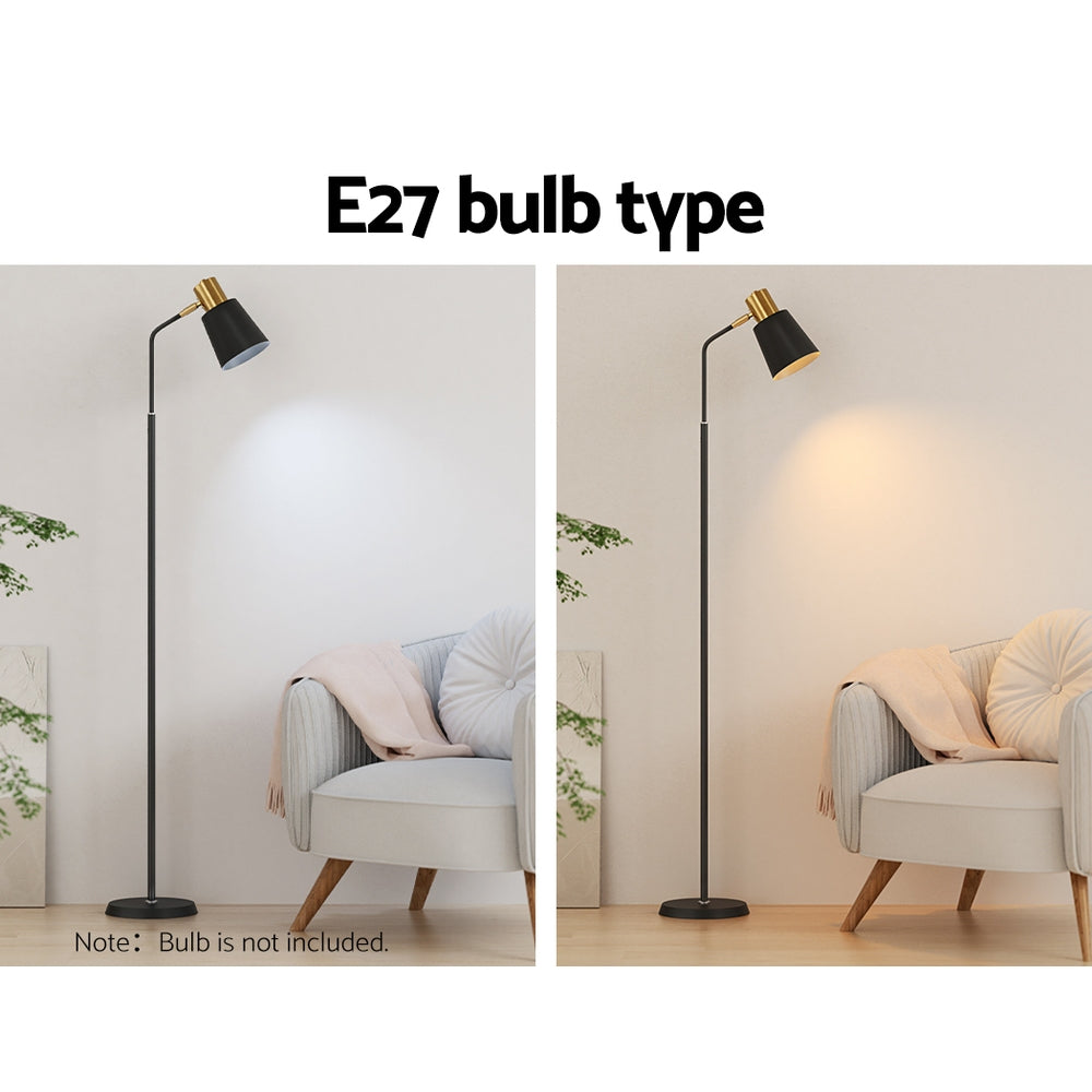 Modern Black LED Floor Lamp for Home and Office