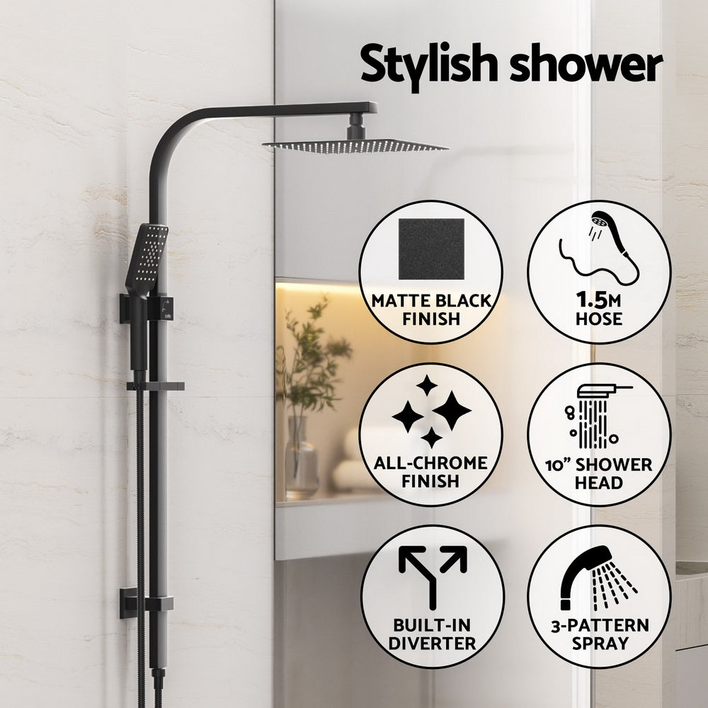Luxury 10'' Rain Shower Head Set