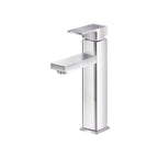 Cefito Bathroom Basin Mixer Tap Square Tall Faucet Vanity Laundry Chrome