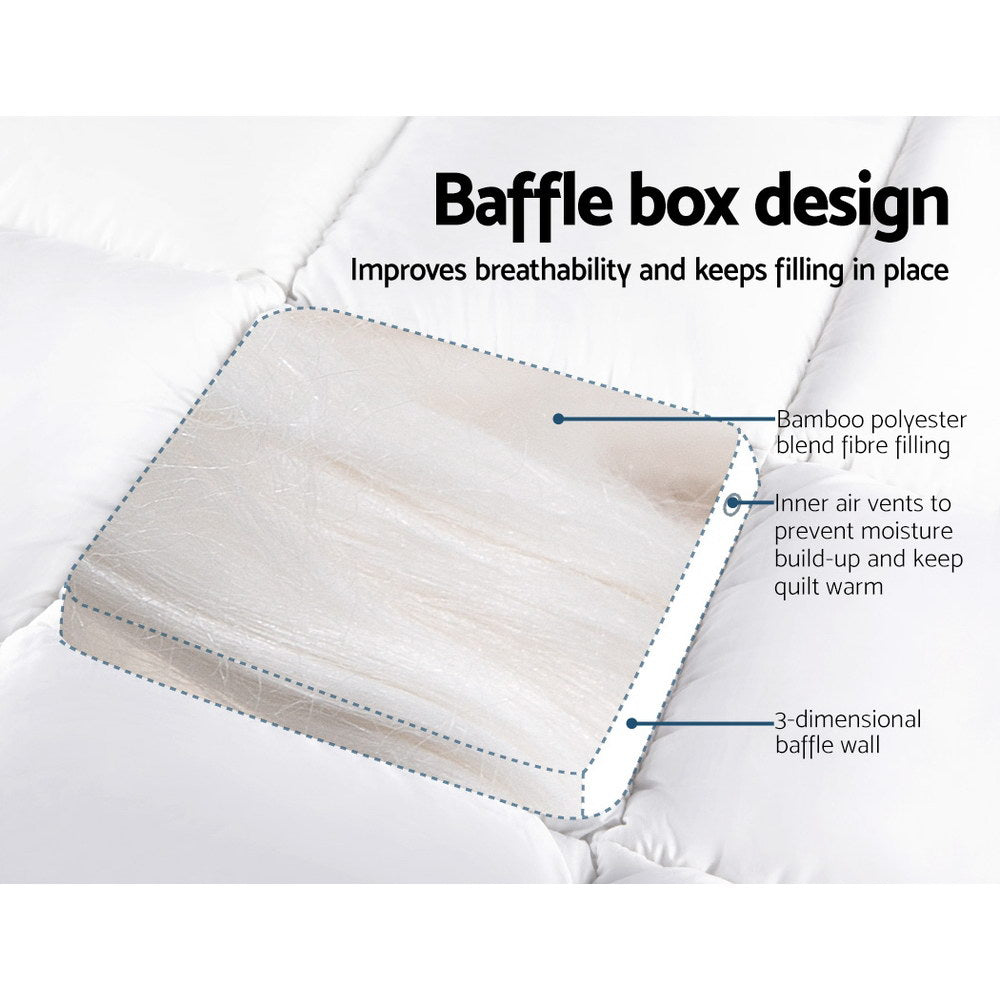 Bamboo Luxury Comfort Mattress Topper
