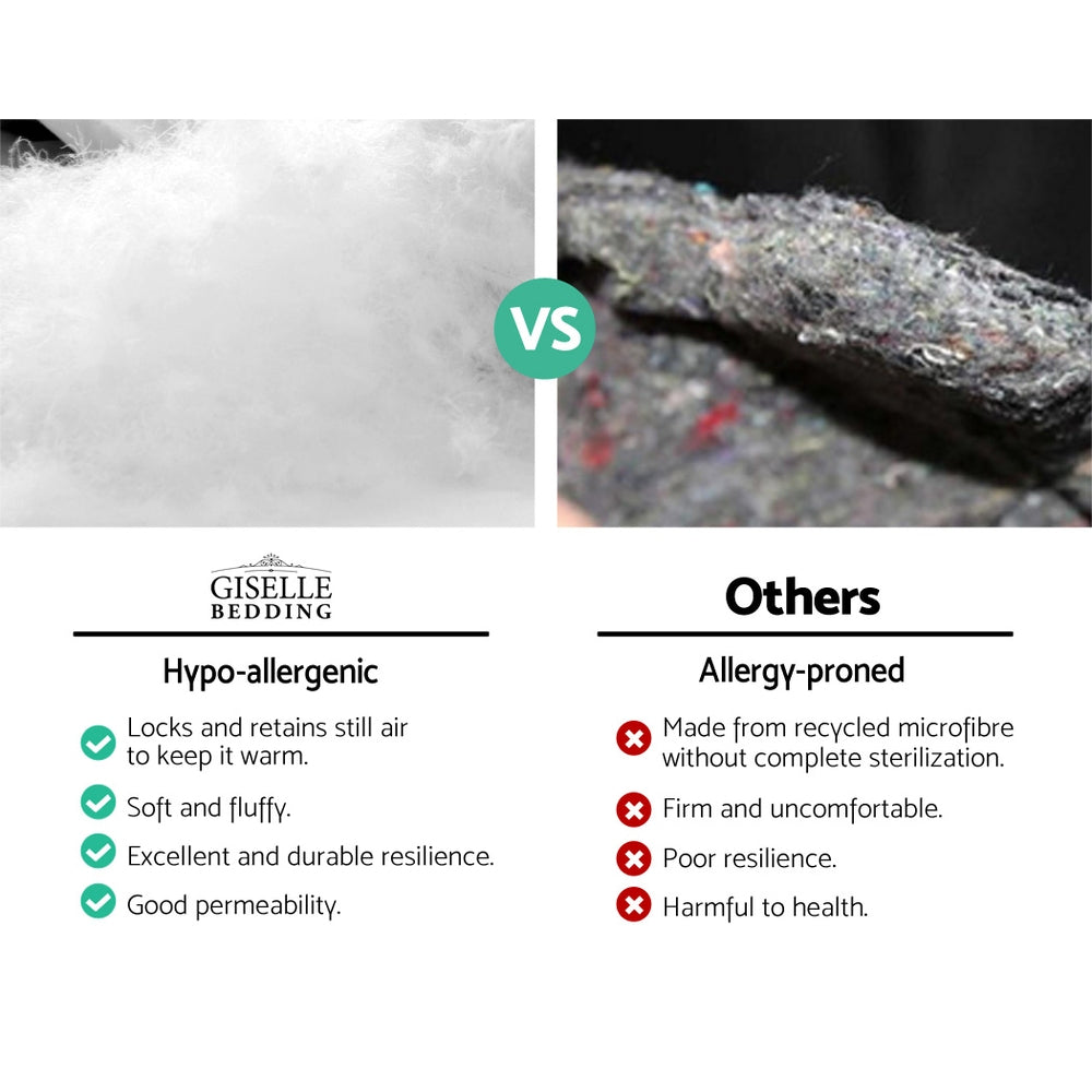 Giselle Bedding Pillowtop Bamboo Charcoal Topper