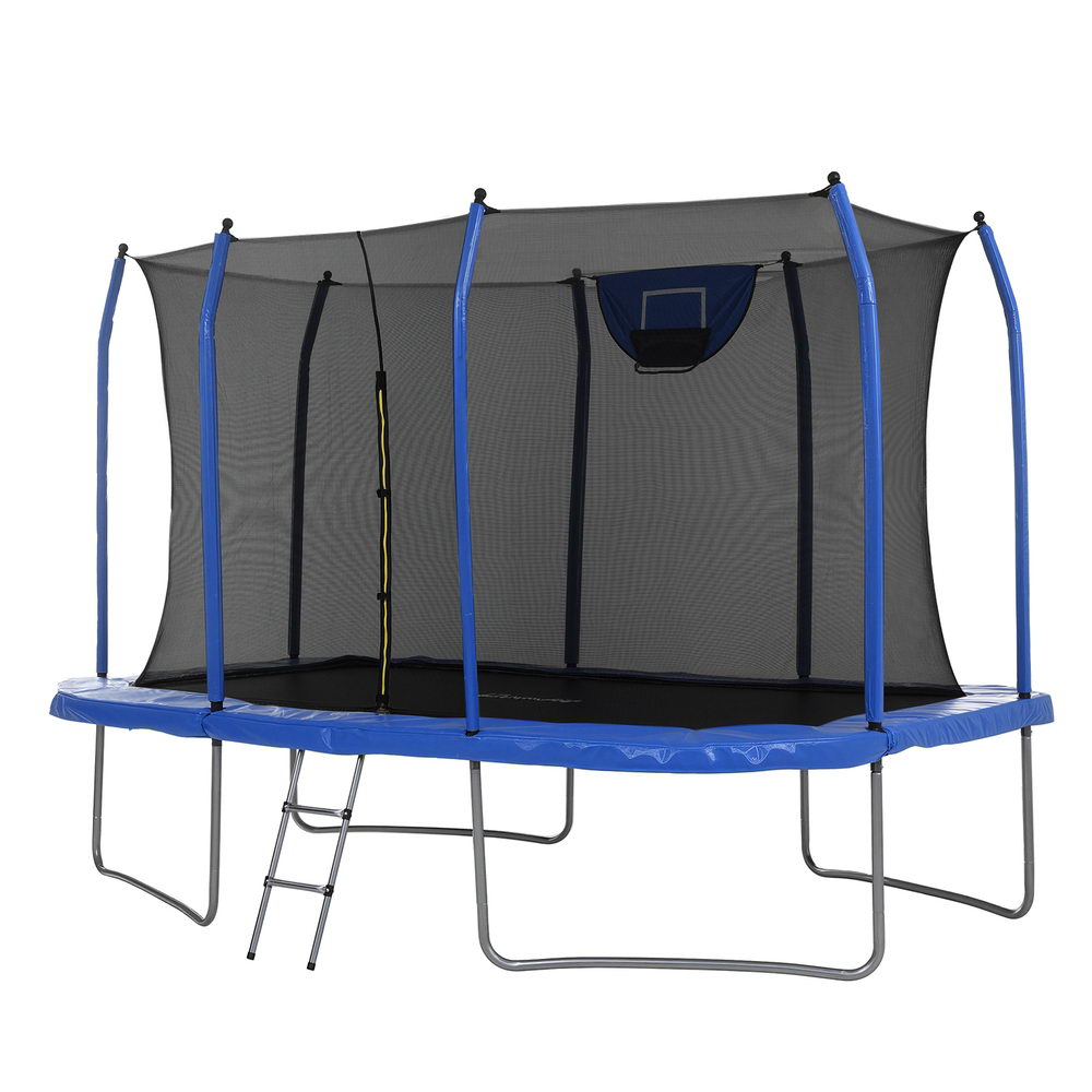 Everfit 12FT Rectangle Trampoline with Basketball Set