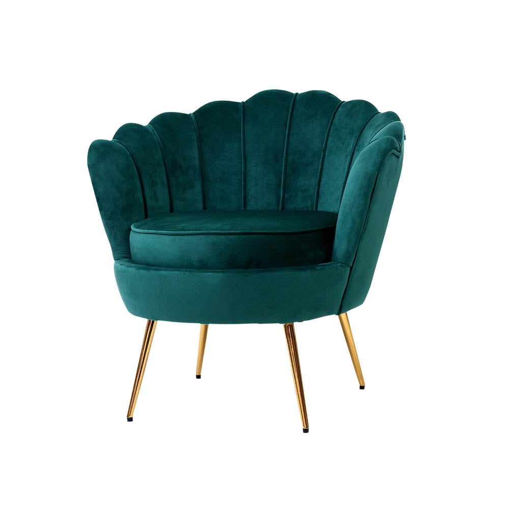 Velvet Callista Armchair by Artiss - Timeless Elegance in Various Colors