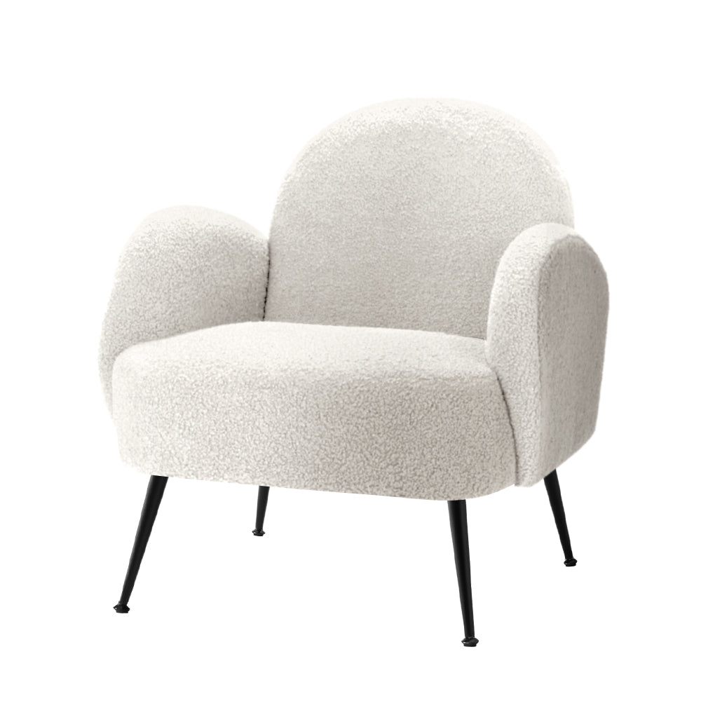 Artiss Hanes Boucle Armchair - Luxurious Comfort in Various Colors