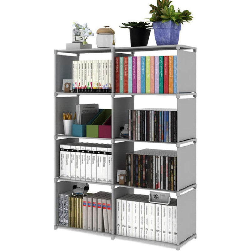 Elegant 8-Grid Storage Rack Organizer