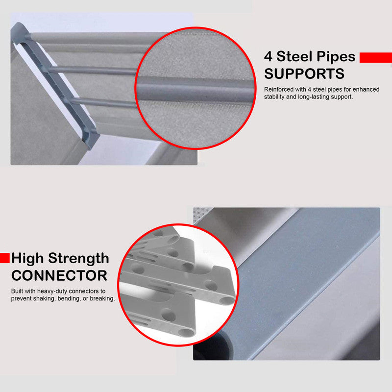 Elegant 8-Grid Storage Rack Organizer