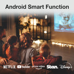 Laser Cube 1080p Android Projector with 120in Screen