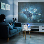 Laser Cube 1080p Android Projector with 120in Screen
