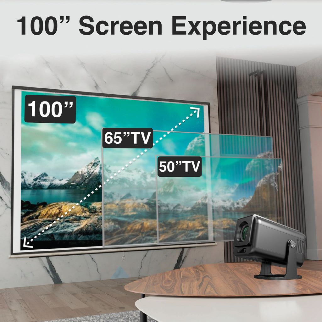 1080P Multi-Angle LED Projector with Android 13