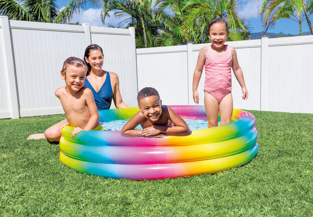 Intex Rainbow Ombre Kids Pool - 147cm