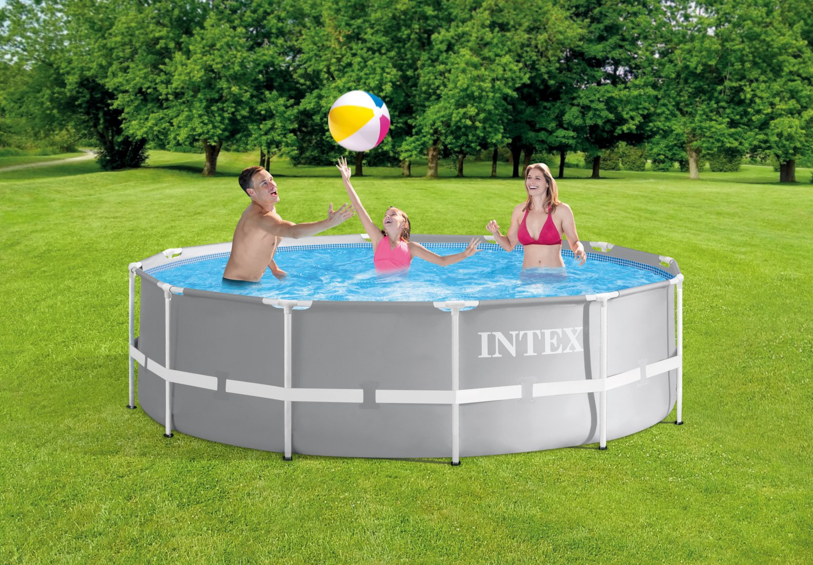 Intex PRISM Premium 12' Metal Frame Pool