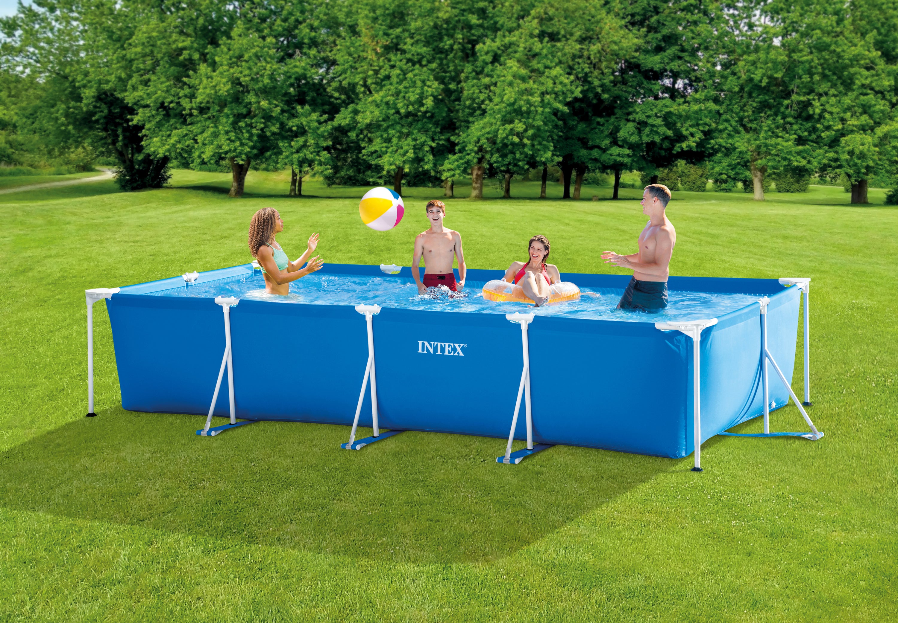 Intex Rectangular Frame Pool 4.5m x 2.2m