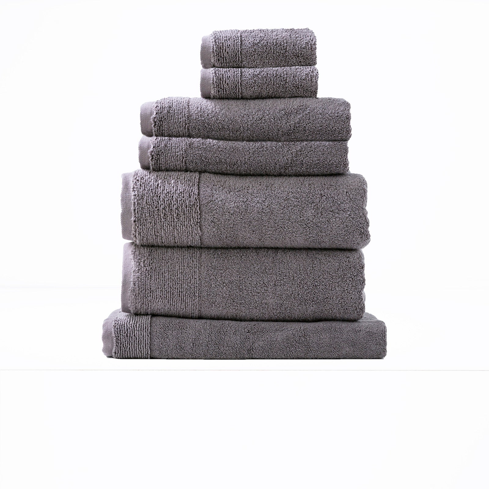 Aireys 650 GSM Zero Twist Luxury Plush 7 Piece Towel Set by Renee Taylor