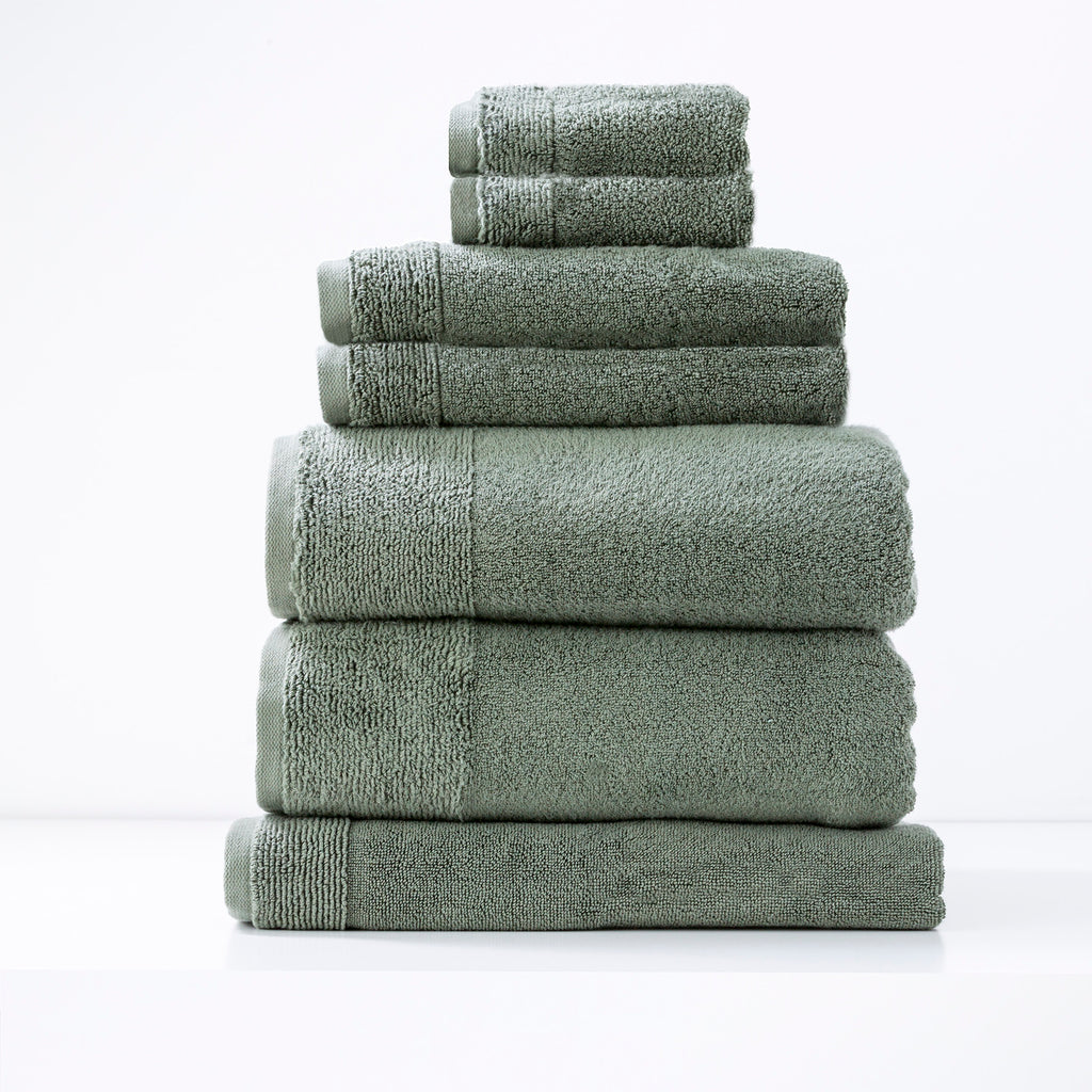 Aireys 650 GSM Zero Twist Luxury Plush 7 Piece Towel Set by Renee Taylor